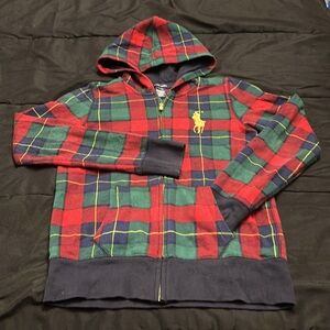 Ralph Lauren zip up hoodie sweater